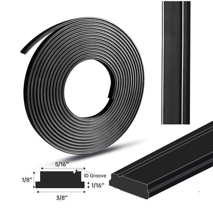 157 Feet Magnetic Strips for Shower Door Replacement - 1/8" Thick Flexible Magnet Seal for Framed/Semi-Framed Glass Doors & Shower Curtain Bottom - Strong Magnetic Door Seal