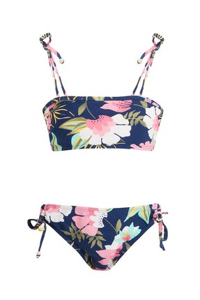 Kanu Surf Girls' Groovy Beach Sport Bandeau Bikini