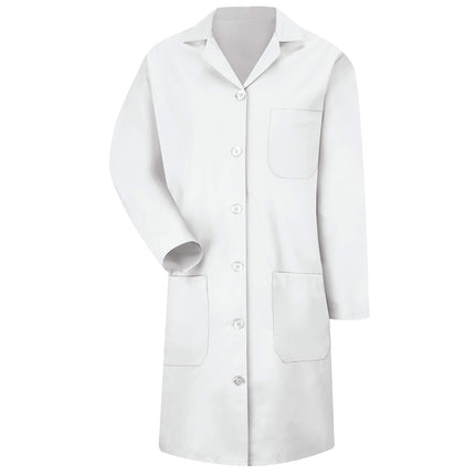 Red Kap Women's Lab Coat, White, XS