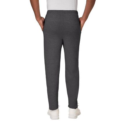 Hanes Mens EcoSmart Best Sweatpants, Athletic Lounge Pants with Cinched Cuffs, 1 Or 2 Pack, Smoke Gray, Medium