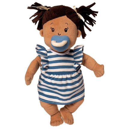 Manhattan Toy Baby Stella Beige with Brown Hair 38.1cm Soft First Baby Doll