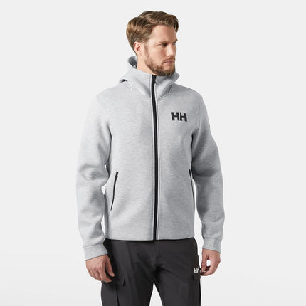 Helly Hansen Men's HP Ocean FZ Jacket 2.0, Grey Melange, M