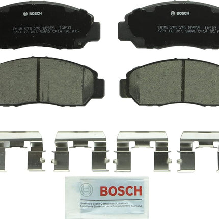 BOSCH BC959 QuietCast Premium Ceramic Disc Brake Pad Set - Compatible with Select Acura CSX; Honda Accord; FRONT