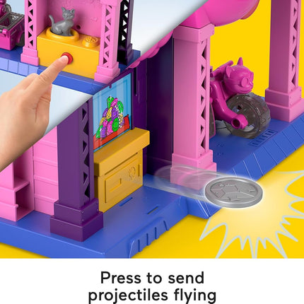Fisher-Price Imaginext DC Super Friends Toy Catwoman Playhouse Playset with Figure & Accessories for Pretend Play Kids Ages 3+ Years