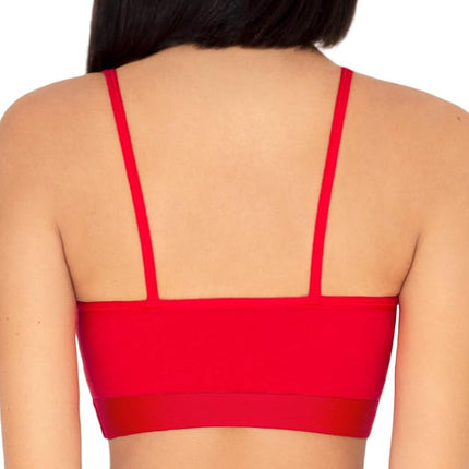 Sujetador deportivo tipo top de algodón Fruit of the Loom para mujer