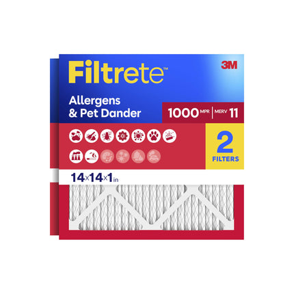 Filtrete 14x14x1, AC Furnace Air Filter, MPR 1000,