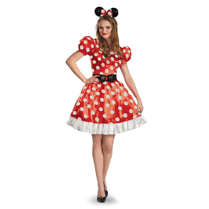 Disguise 58791F Disney Red Minnie Mouse Classic Co