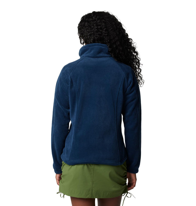 Columbia Women's Benton Springs Full Zip - Petite Fleece Jacket, Columbia Navy, XS Petite UK