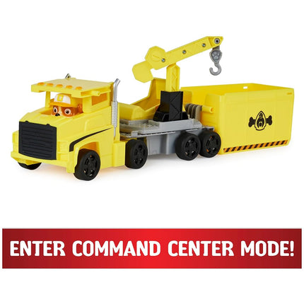 Pat' Patrouille, Les Super Chiots Au Grand Camion, Véhicule de Luxe Transformable de Ruben avec Figurine, Jouets pour Enfants à partir de 3 Ans