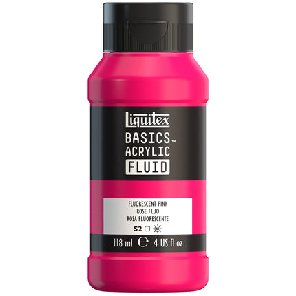 Liquitex Basics Fluid Acrylic Paint Set, Fluoresce