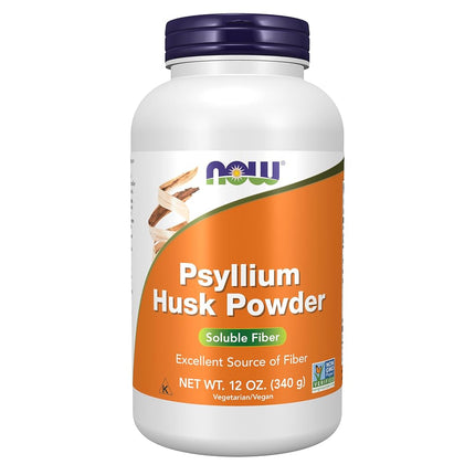 NOW Supplements, Psyllium Husk Powder, 12-Ounce