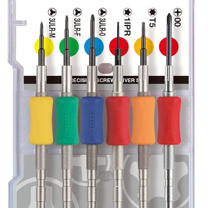 Vessel Precision Screwdriver Set TD-56Y Microstix/