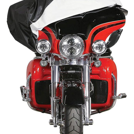 Defender Extreme Motorcycle Half Cover; Waterproof; UltraMax Fabric (DEX-RT1H)
