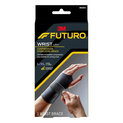 Futuro Soporte Energizante de Muñeca, Mano Izquierda, Grande/Extragrande