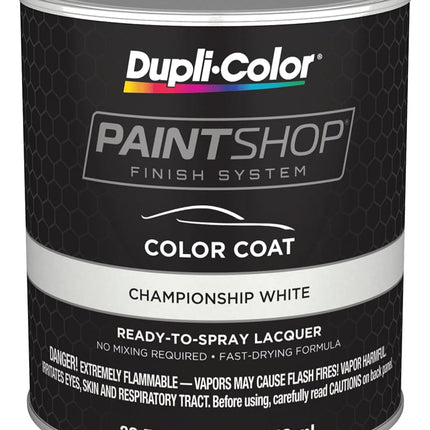 Dupli-Color BSP201 Championship White Paint Shop Finish System - 32 oz, Single