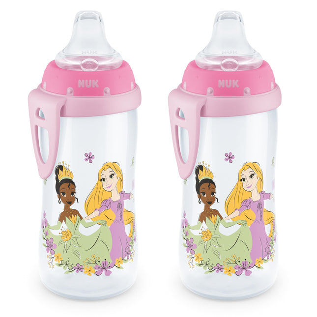 NUK Active Sippy Cup, 10 oz, 2 Pack, Disney Prince