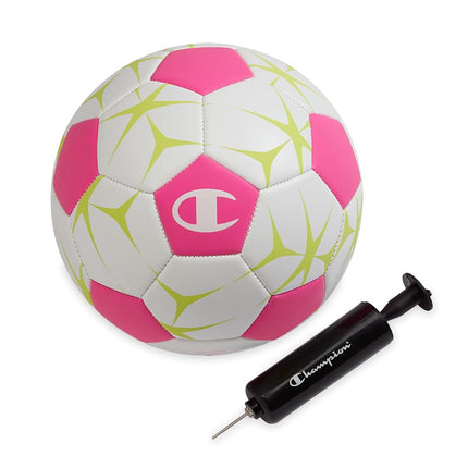 Champion Prodigy Soccer Ball (Size 4, White/Optic 
