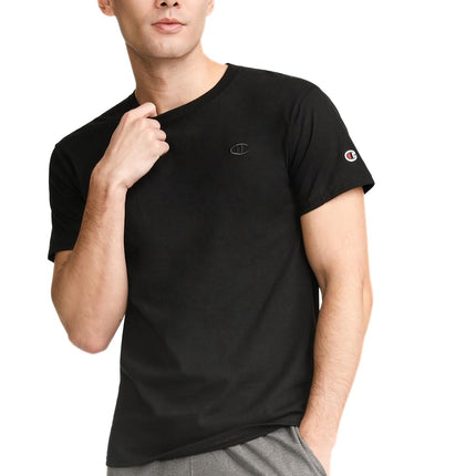 Champion Men's Classic Jersey T-Shirt, Black, Larg