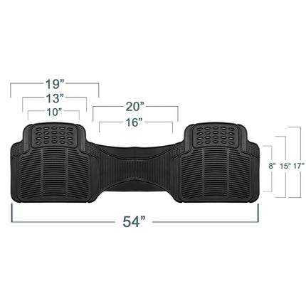 FH Group Automotive Seat Covers Edgy Piping Seat Covers FullBeige Set Interior Accessories ,Universal Fit Combo Vinyl Floor Mats Seat Covers Car for Cars and Vans Airbag and Split Rear Automotive