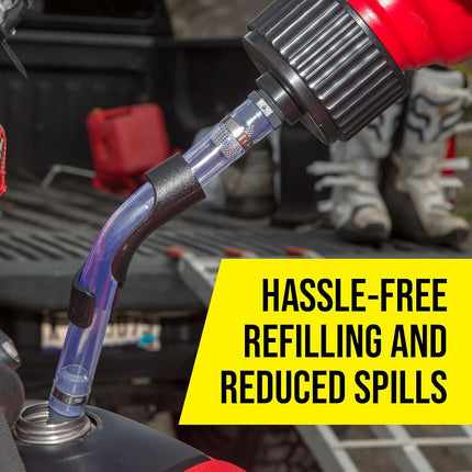 MISSION AUTOMOTIVE 2 Pack Hose Bender for Racing Fuel Tanks, Utility Containers, Gas Cans - Heavy Duty - Compatible with VP, Sportsman, Rural King and more. Provides the Ideal Bend for Your Fuel Hose