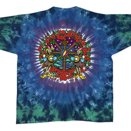 Liquid Blue Men's Grateful Dead Celtic Mandala Tie Dye T-Shirt, Multi, XL