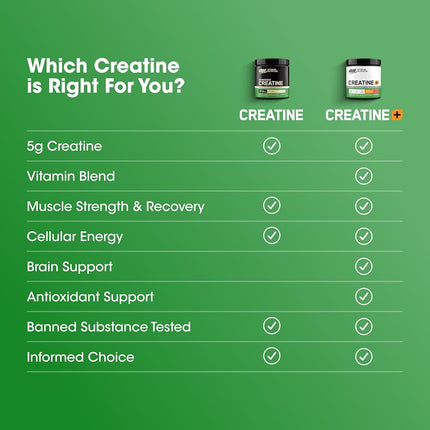 OPTIMUM NUTRITION Creatine+, Orange Passion Fruit, 360g, 3-in-1 Formula, 100% Pure Creatine Monohydrate, 370g Electrolytes, Added Vitamins B, C & D, 40 Serves