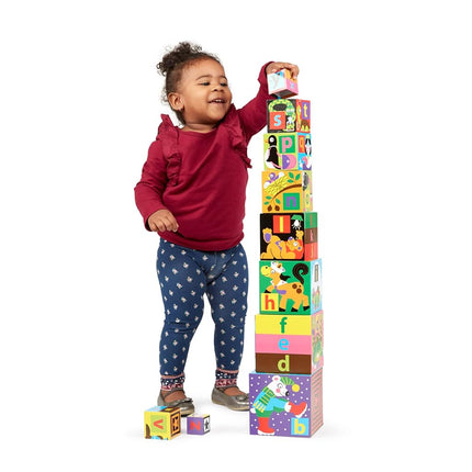 Alphabet Nesting & Stacking Cardboard Blocks