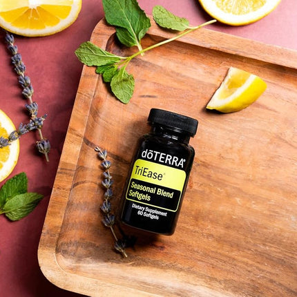 doTERRA - TriEase Softgels Essential Oil Seasonal Blend - 60 Softgels