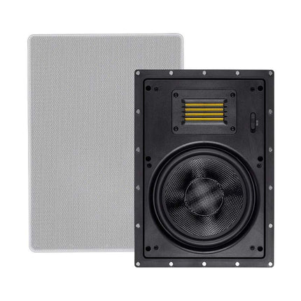 Monoprice 116334 Amber in-Wall Speakers 8-inch 2-W