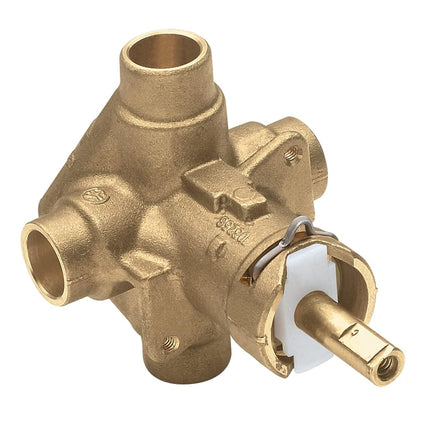 Moen 2520 M-Pact Posi-Temp Pressure Balancing Shower Rough-in Valve 1/2-Inch CC Connection, or Unfinished, 0.5