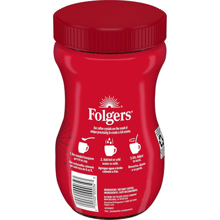 Folgers Classic Roast Instant Coffee, 237 ml