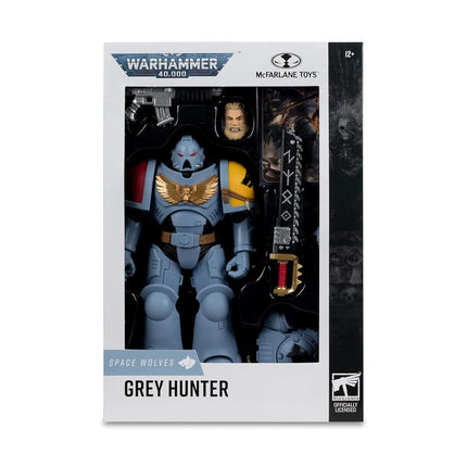 McFarlane Warhammer 40,000 Grey Hunter (Space Wolves) 7in Action Figure Toys