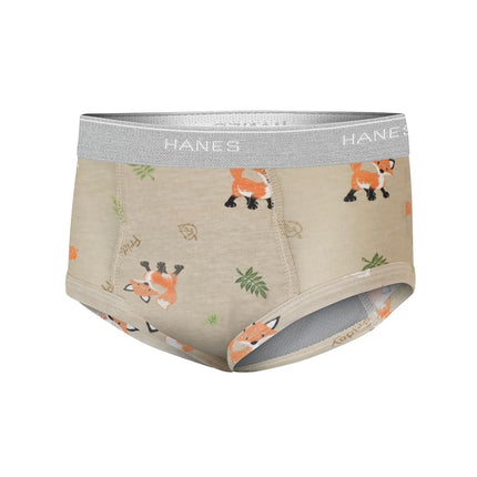 Hanes Trainer Briefs, Light Leaks Potty Training Underwear for Toddler Boys, Multipacks, Days of The Week, Blue, Tan, Green, 2-3T