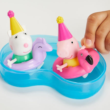 Peppa Pig Peppa’s Pool Party Playset with 2 Figures and 4 Accessories