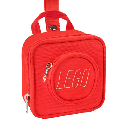 LEGO Unisex-Child Brick Mini Backpack, Red, One Si