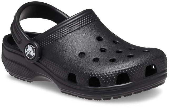 Crocs Kids Classic Clog, Black, J2
