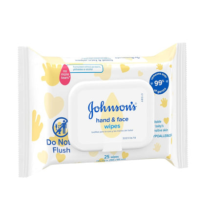 Johnson's Baby Hand and Face Wipes, 25 Count by Johnson's