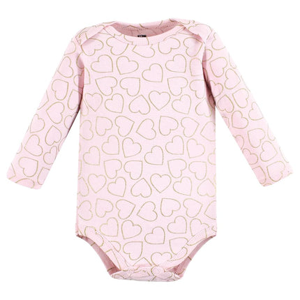Hudson Baby unisexo-bebé Bodys de algodón de manga larga, para niña Mommy rosa marino, 0-3 meses