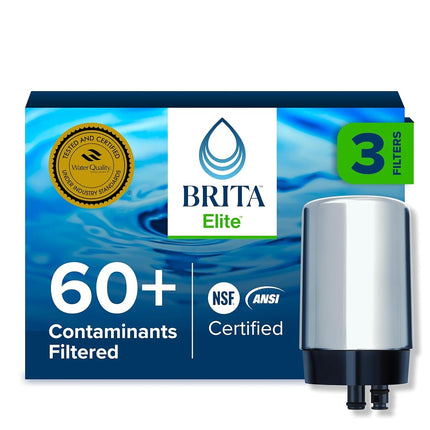 Filtres de rechange Brita Basic, 3 unités, Chrome