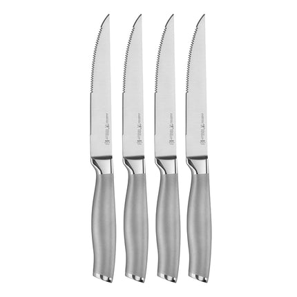 Zwilling J.A. Henckels 17501-004 International Modernist 4-pc Steak Knife Set Silver 4.5-Inch