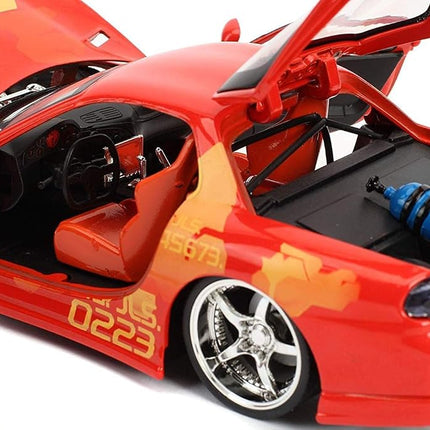 Jada 30747 1:24 1993 Mazda RX-7-Orange