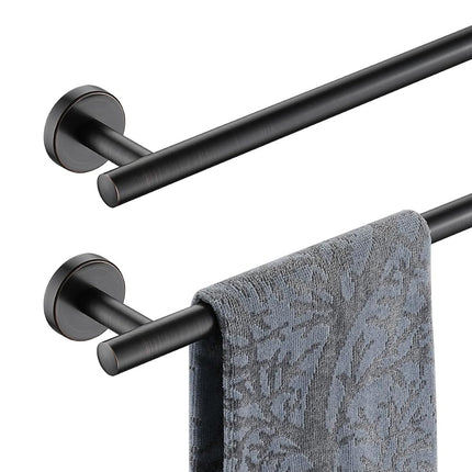 JQK Oil Rubbed Bronze Towel Bar, 33 Inch 304 Stain