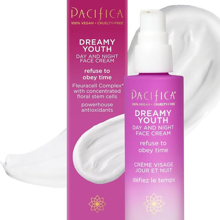 PACIFICA Dreamy Youth Crema Facial de Día y Noche para Unisex 1.7 oz, 50 mililitros
