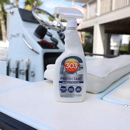 303 Marine Aerospace Protectant - Provides Superior UV Protection, Repels Dust, Dirt, and Staining, Dries to A Smooth, Matte Finish, Restores and Maintains A Like-New Appearance, 32oz (30306) 946 ml (Pack of 1)