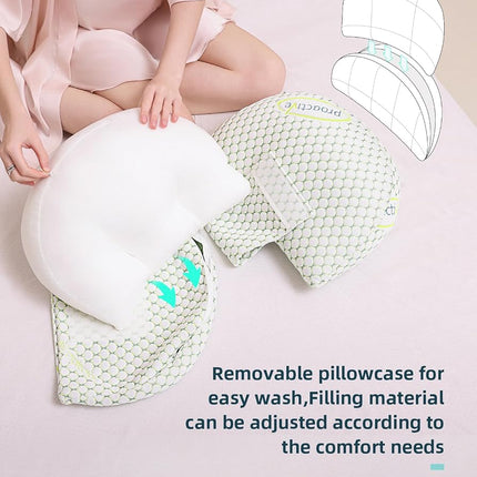 Oternal Pregnancy Pillow for Pregnant Women,Soft Pregnancy Body Pillow,Support for Back, HIPS, Legs,Maternity Pillow with Detachable and Adjustable Pillow Cover