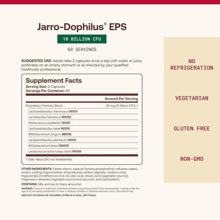 Jarrow Formulas Jarrodophilus Eps 120 Vcaps