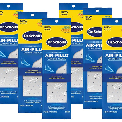 Dr. Scholl's Air-Pillo Insoles Unisex (6 Pack)
