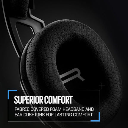 RIG 300 PRO HS Gaming Headset Compatible with PlayStation PS5, PS4, Xbox Series X|S, Xbox One, Mobile & PC with 3.5mm - Flip-Up Mic, 40mm Speakers - Black