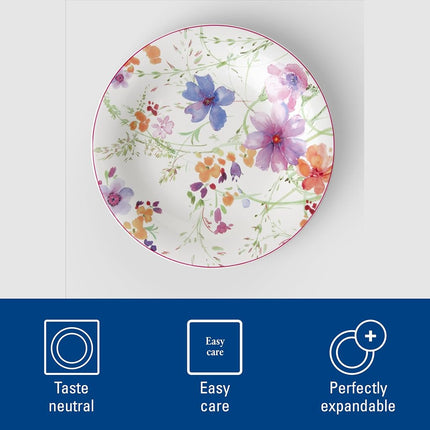 Villeroy & Boch Mariefleur Basic Salad Plate, 8.25 in, White/Multicolored