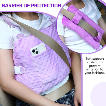 Geelin Post Mastectomy Pillow, Breast Surgery Lumpectomy Recovery Supplies, Post Mastectomy Essentials, Breast Reduction Pillow Recovery Belt Protection Surgery Gift